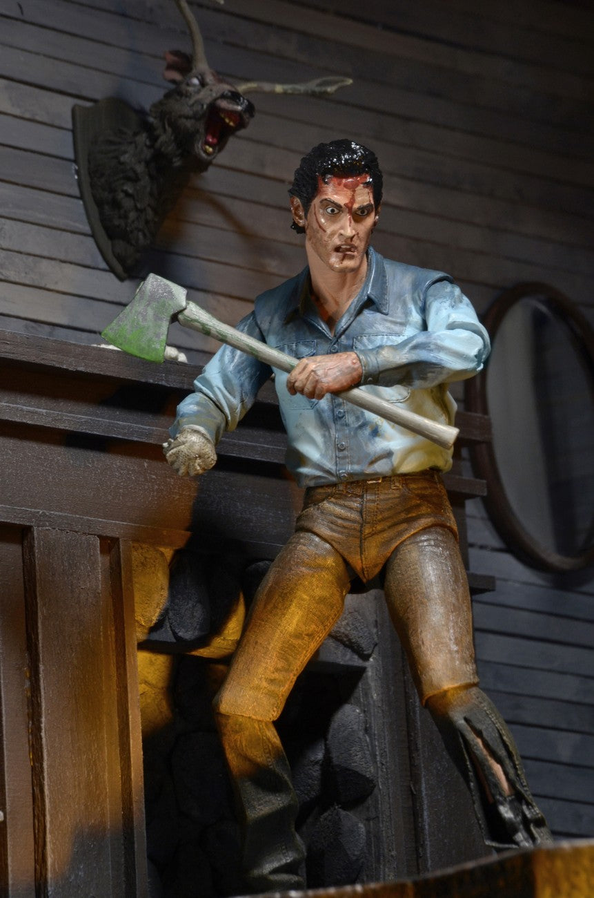 EVIL DEAD II~ASH WILLIAMS / BRUCE CAMPBELL~SIXTH SCALE FIGURE~ASMUS  TOYS~MIB