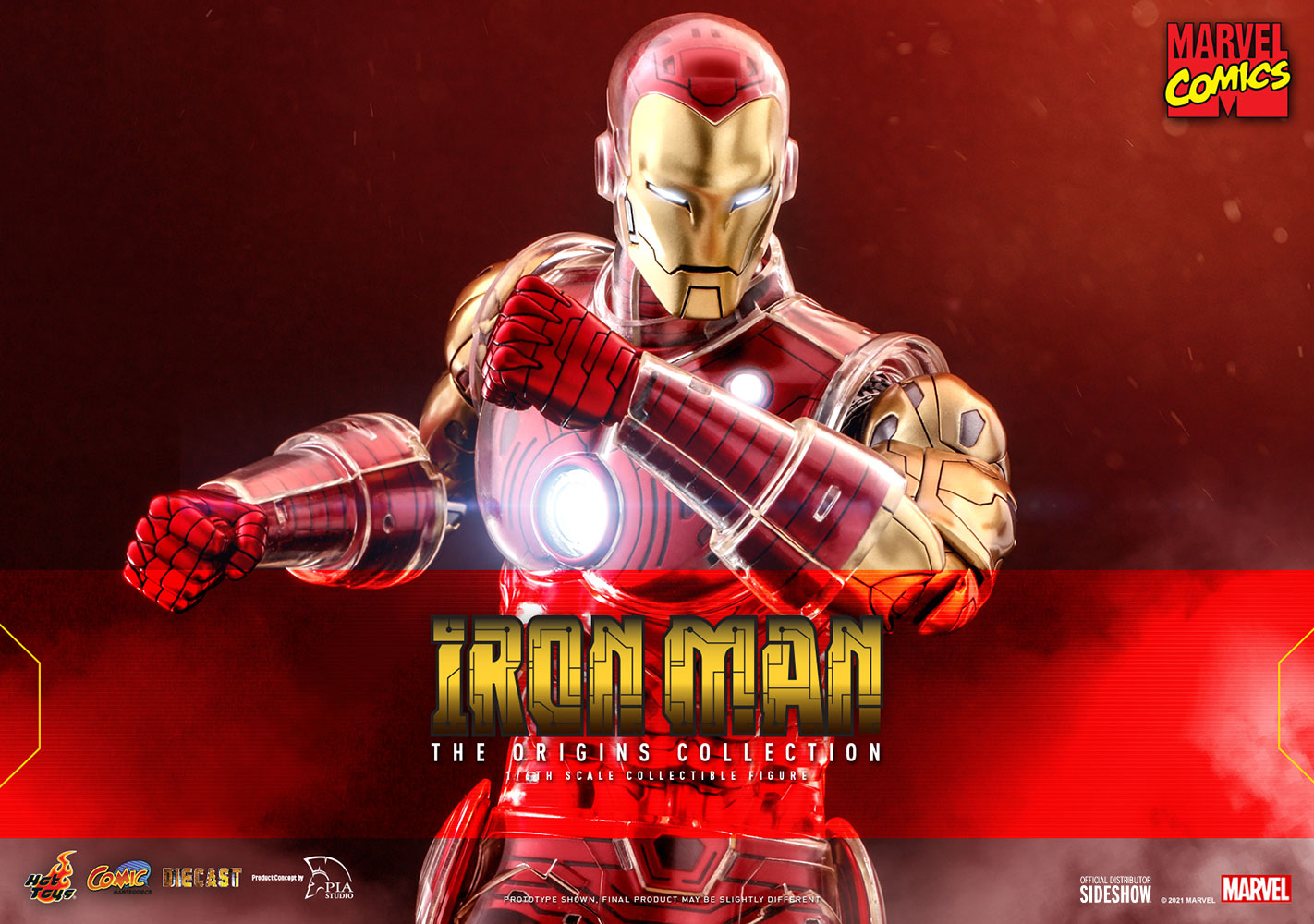 高価値セリー 4166 美品 IRON 美品 UNDONE the MARVEL IRON MAN 風防に