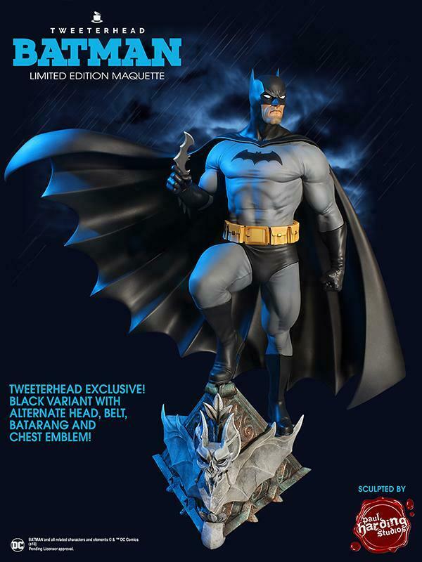 Download Batman Super Powers Black Variant Maquette - Collectors Row Inc.