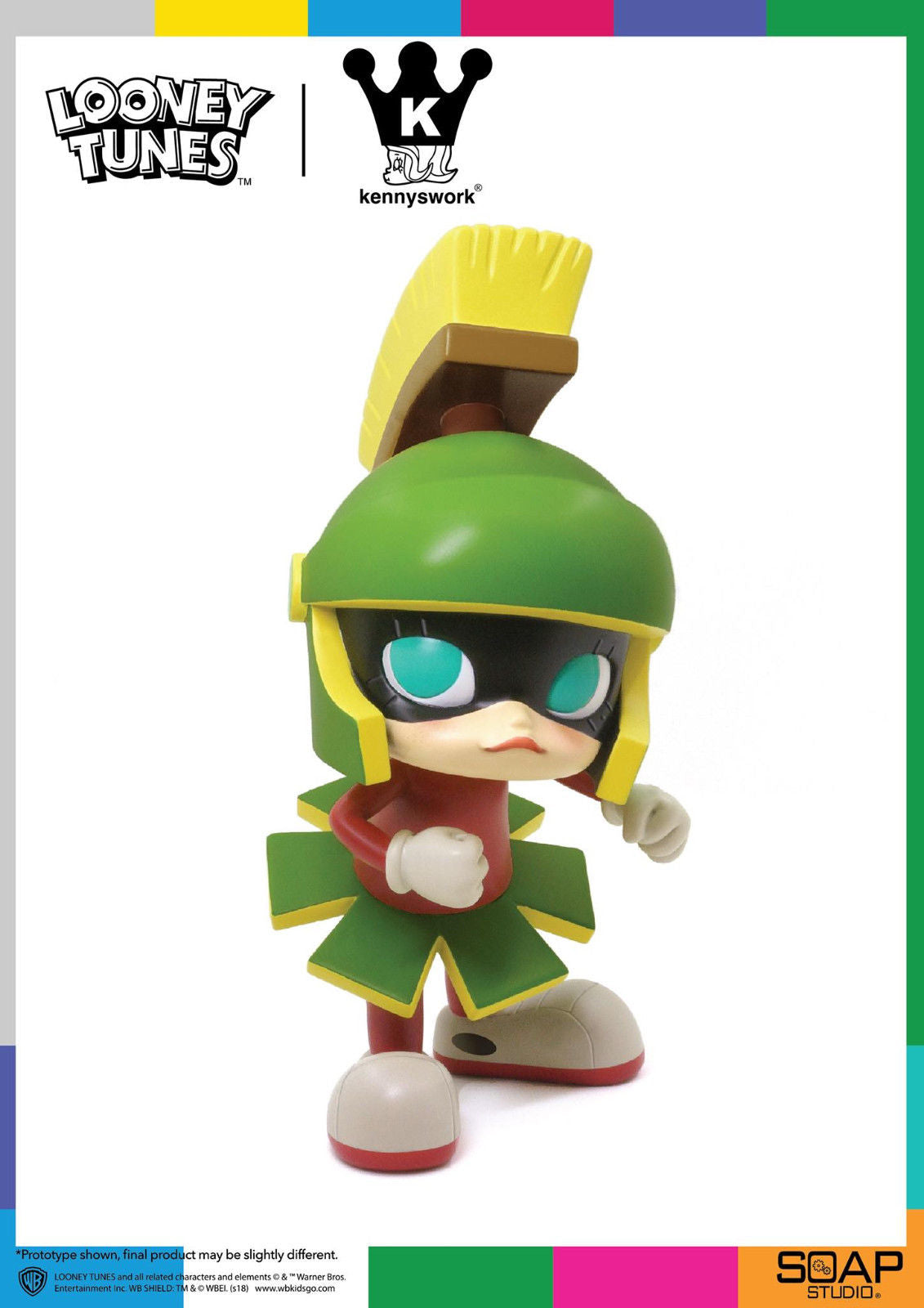 Looney Tunes Marvin The Martian Molly Vinyl Figure Get Animated x Kennyswork