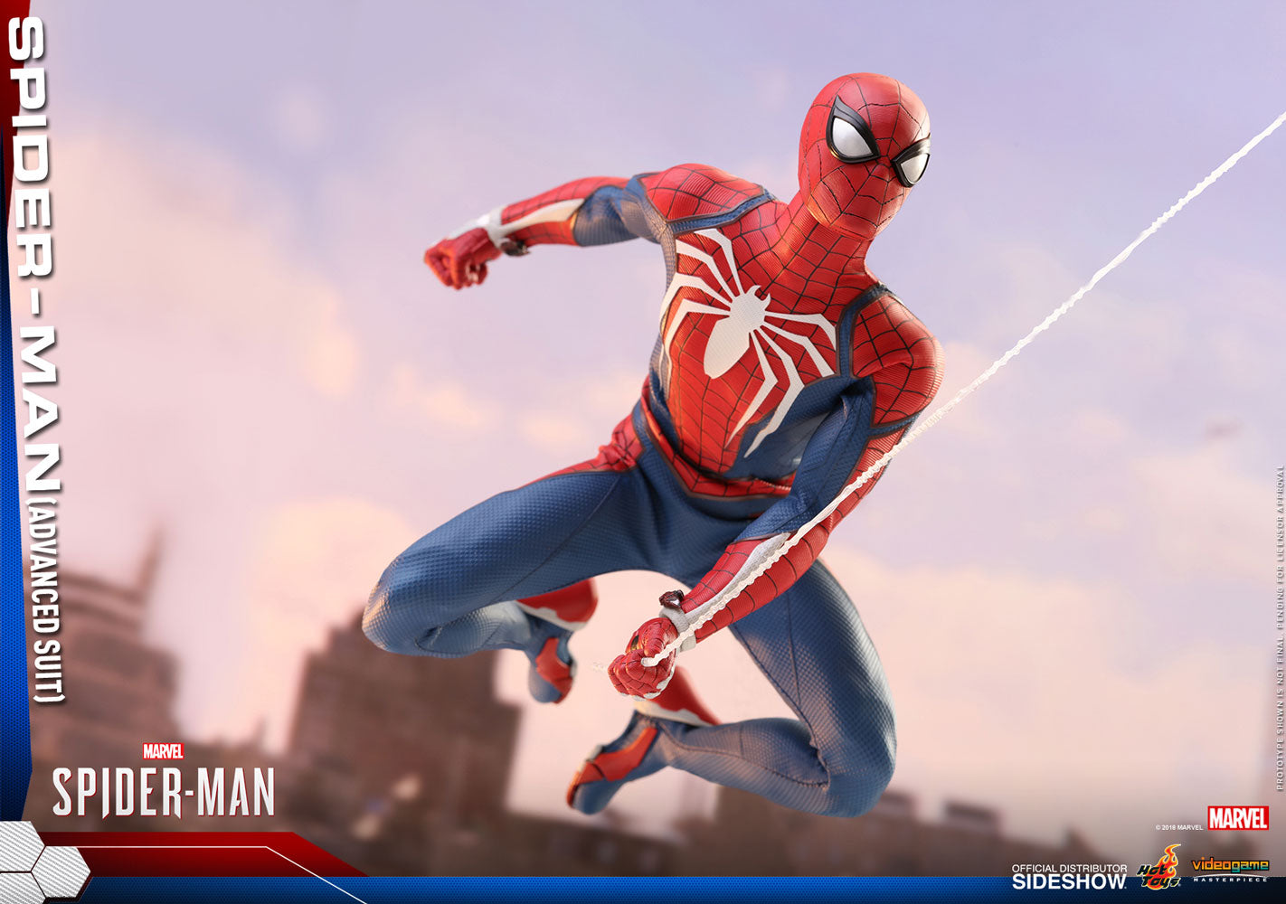 hot toys spiderman advanced suit