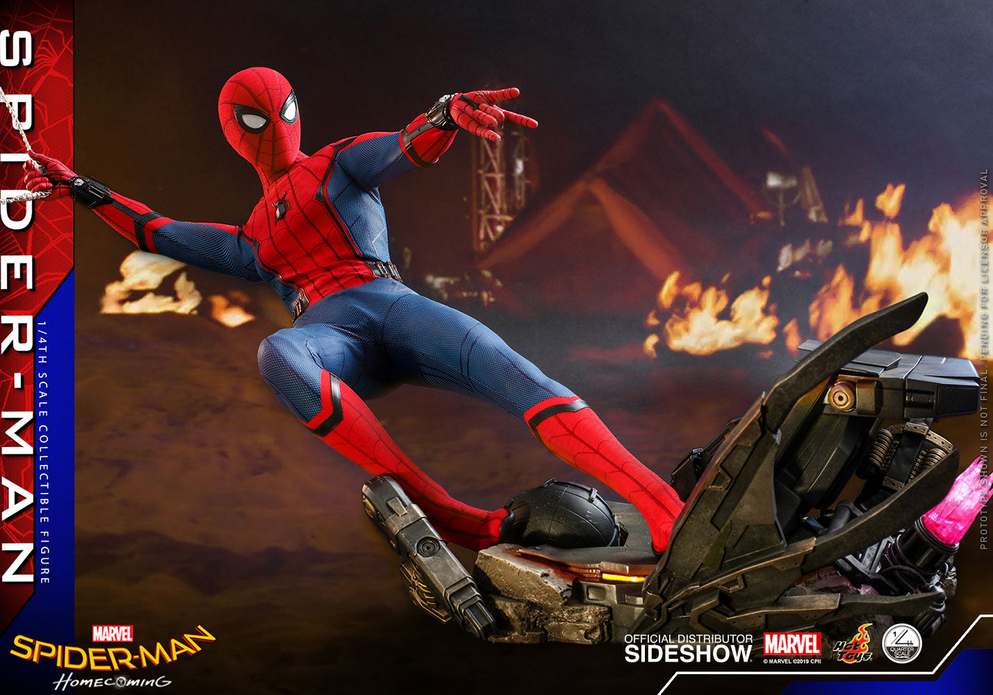 Hot Toys Spider-Man: Homecoming Marvel Quarter Scale Figure ...