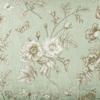 Greenland Home Fashions Olivia Floral and Butterfly Print 12 Buttonholes Bath Shower Curtain 72