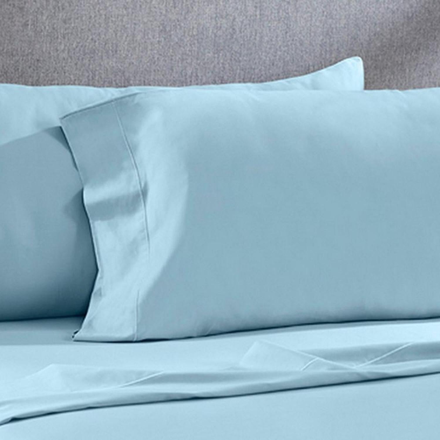 Perthshire Platinum Concepts 1200 Thread Count Solid Sateen Sheet - 4 Piece Set - Aqua