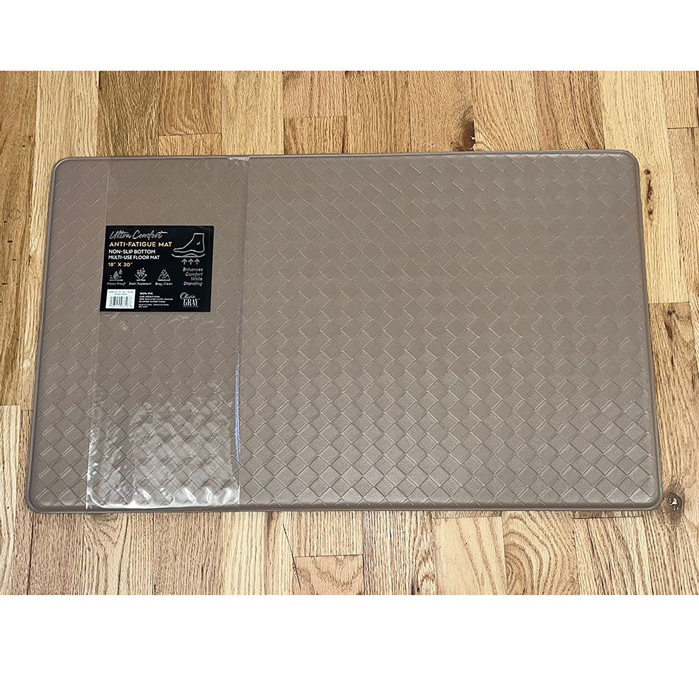 RT Designers Collection Anti-Fatigue Premium High Quality Emboss Mat/Runner Taupe