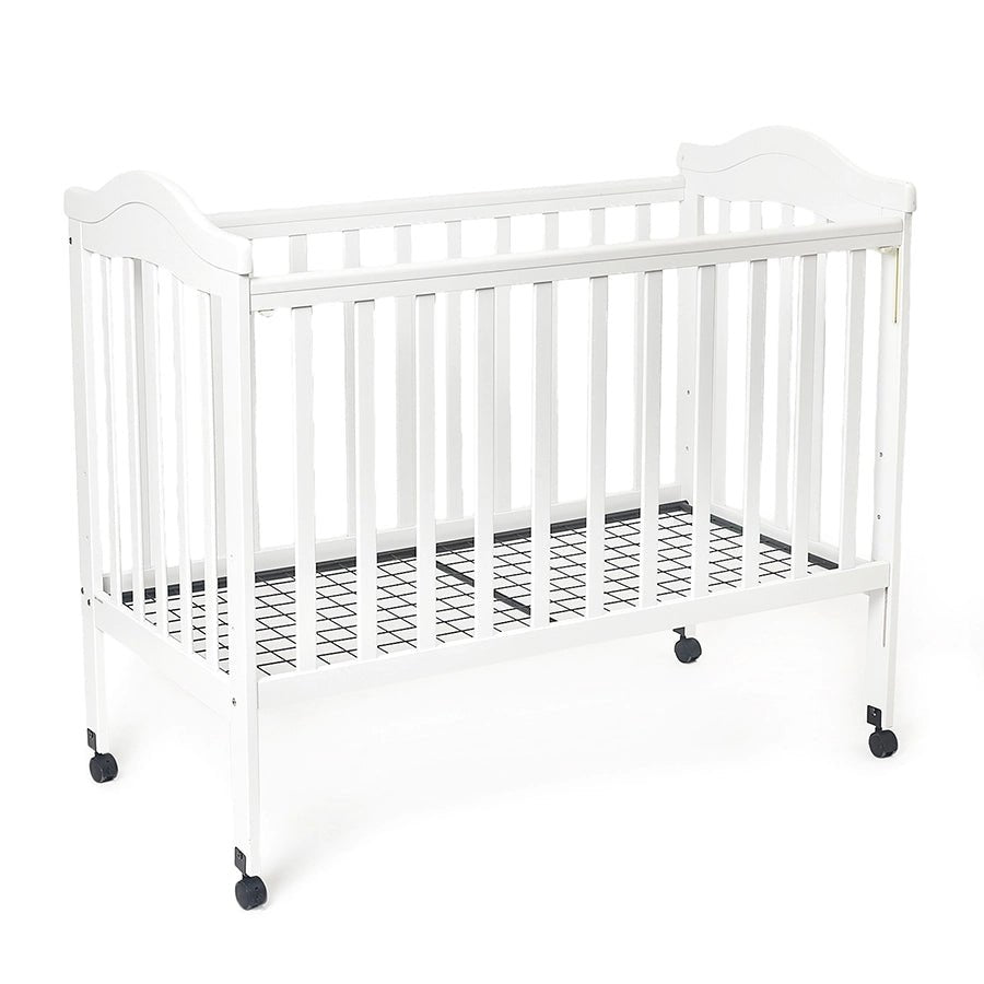 Cuddle Rubber Wood Light Grey Cradle For Kids - Baby Furniture