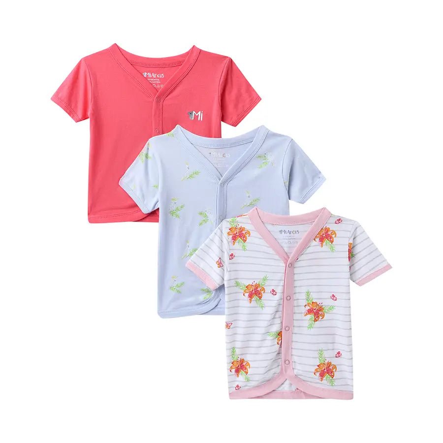 Manan Shopee Baby Boy's & Baby Girl's Regular Fit Inner wear Vest (Pack of  3)