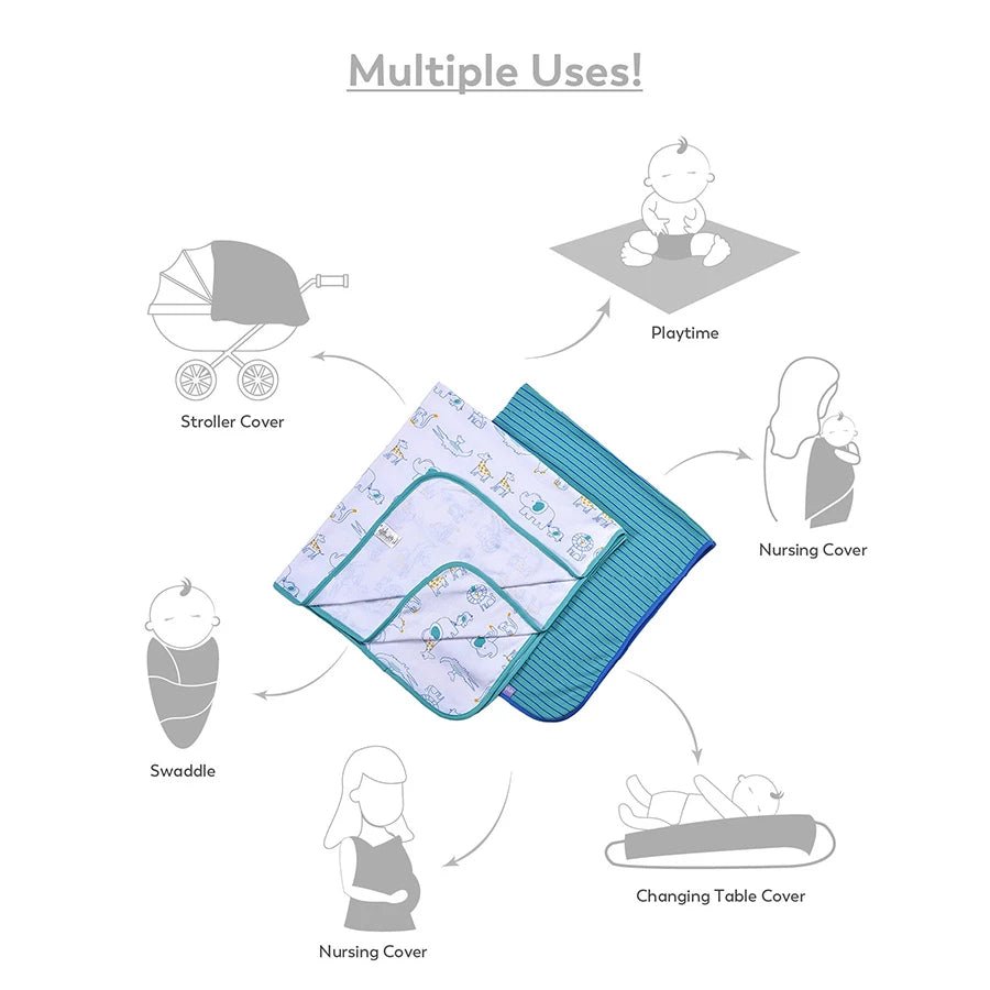 Muffle Interlock First Layer Sheet - Safari ( Pack of 2)-image-5