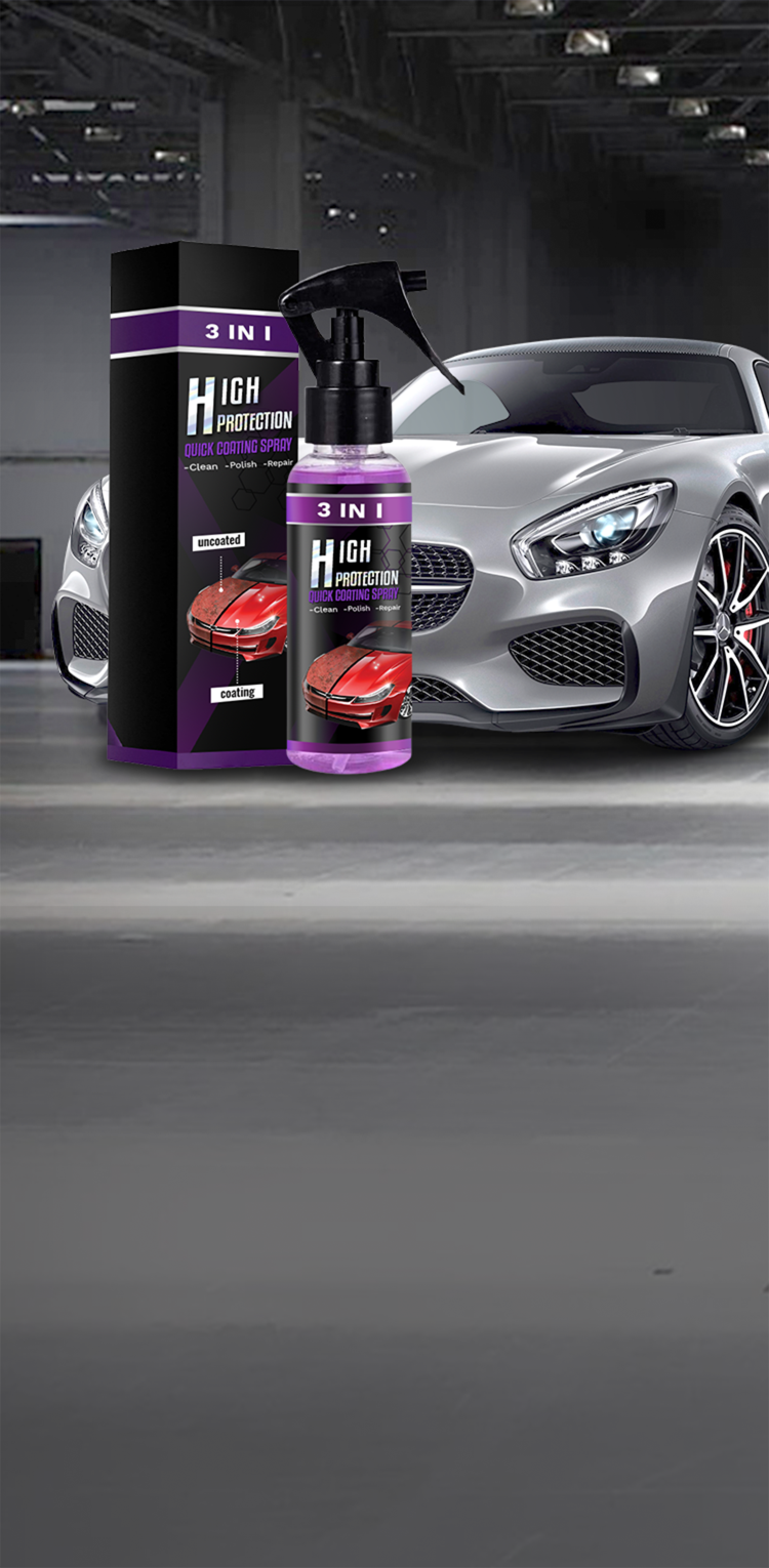 Lilingg 3 in 1 High Protection Quick Car Coating Spray, Lilingg 3