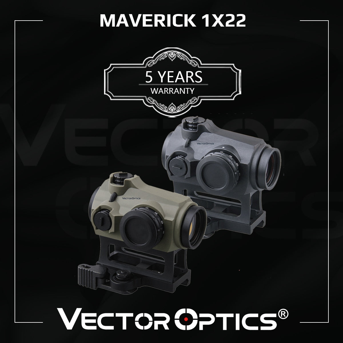 Vector Optics Maverick Gen3 1x Red Dot Sight /w 3x Magnifier Combo