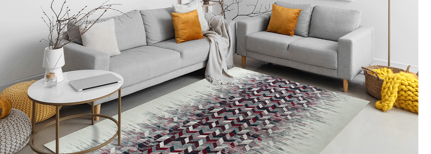 Hand-Knotted Wool Multi Contemporary Modern Flat Weave Rectangular Area Rugs