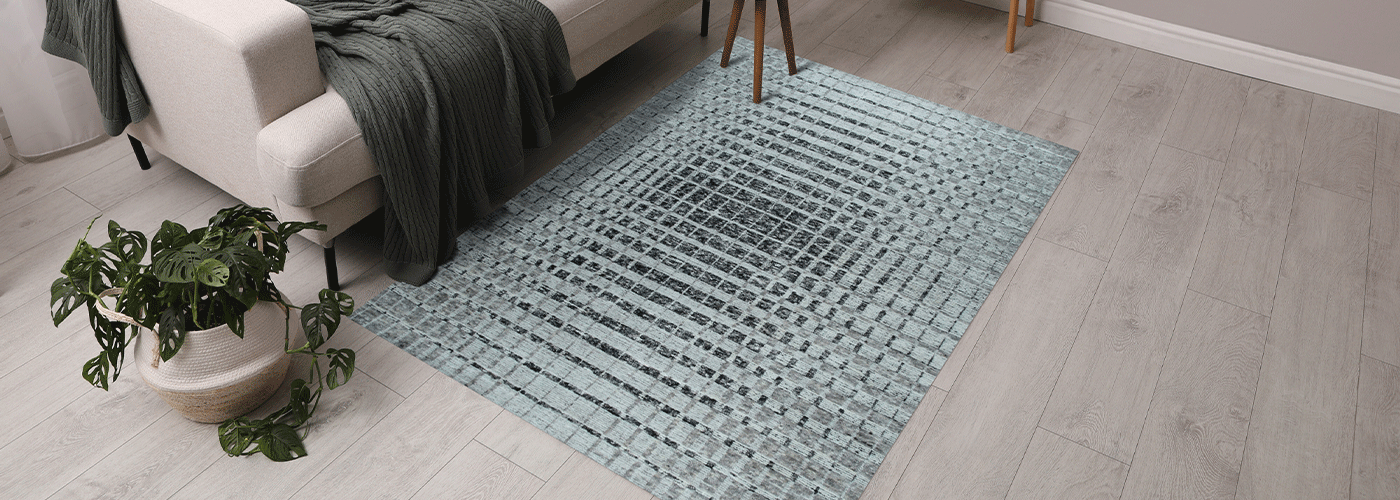 Stylish and Elegant Gray Contemporary Solid Color Modern Pile Hand-Tufted Wool Rectangle Area Rugs