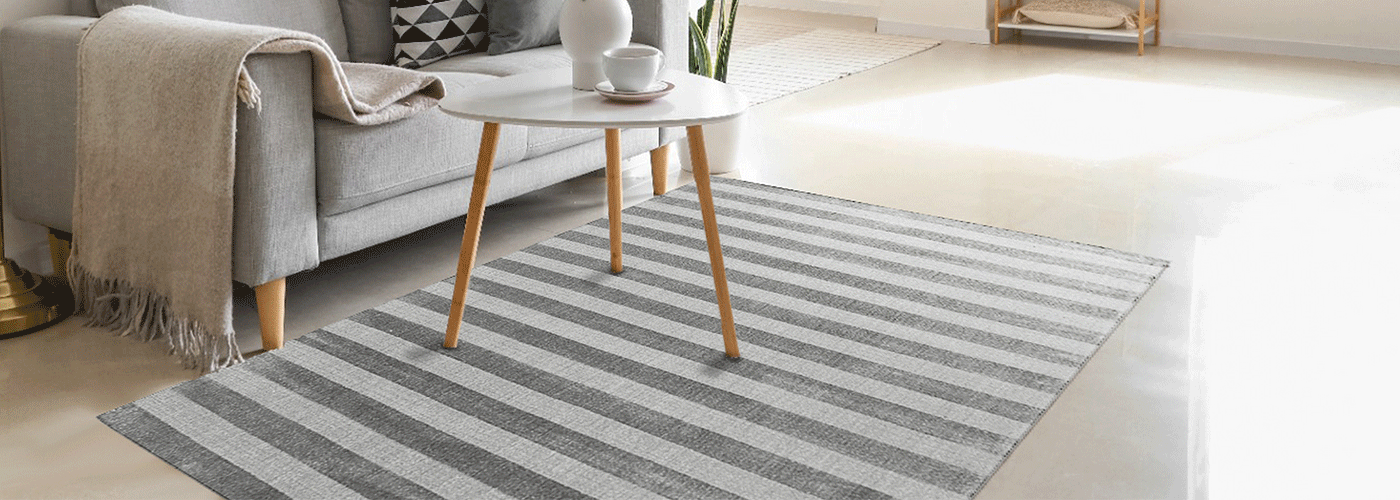 Durable and Stylish Handmade Modern Contemporary Blue/ Gray Knotted Wool Rectangular Area Rugs