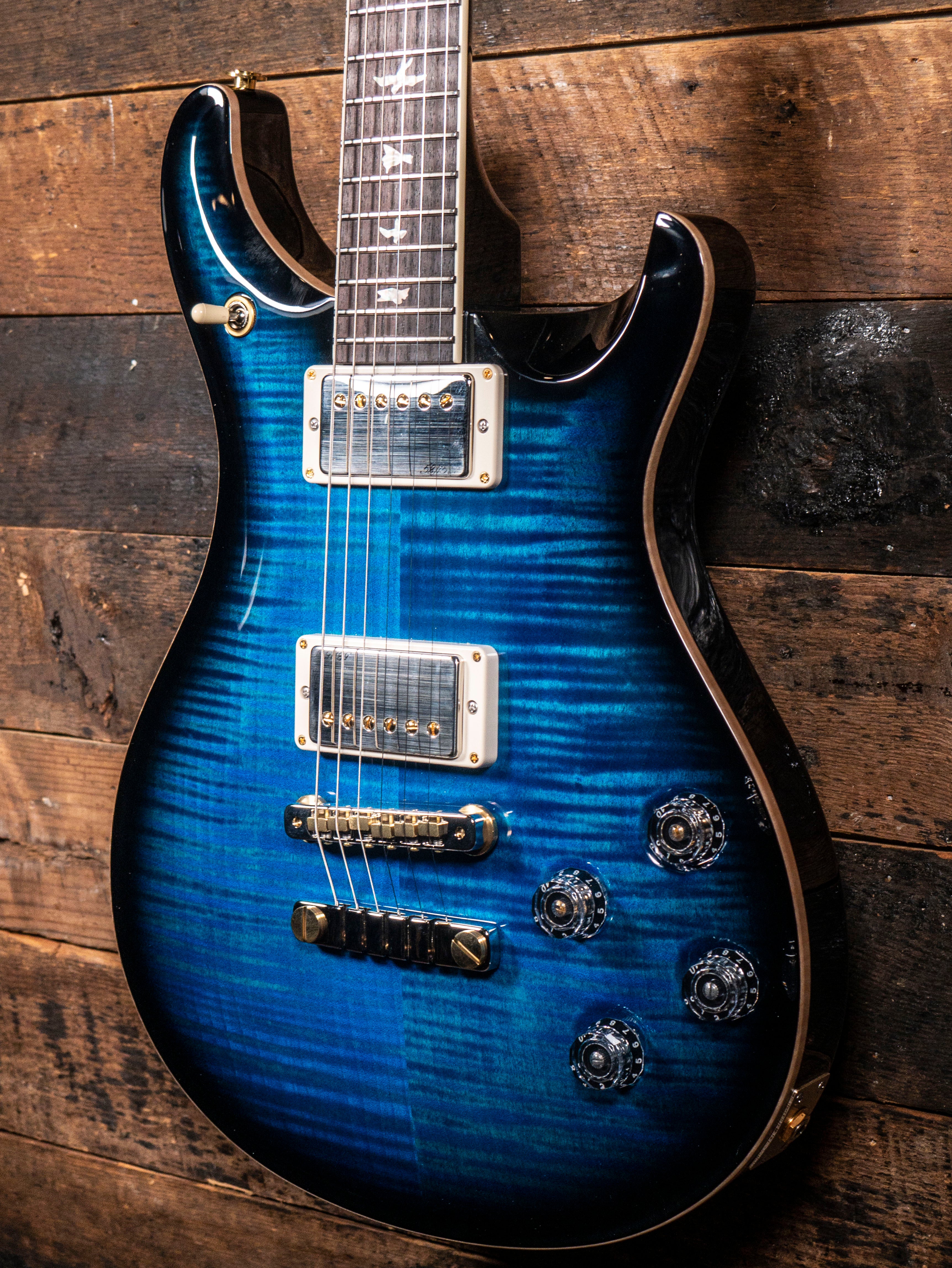 PRS Guitars Hand Selected McCarty 594 10 Top River Blue Smoke Burst ...