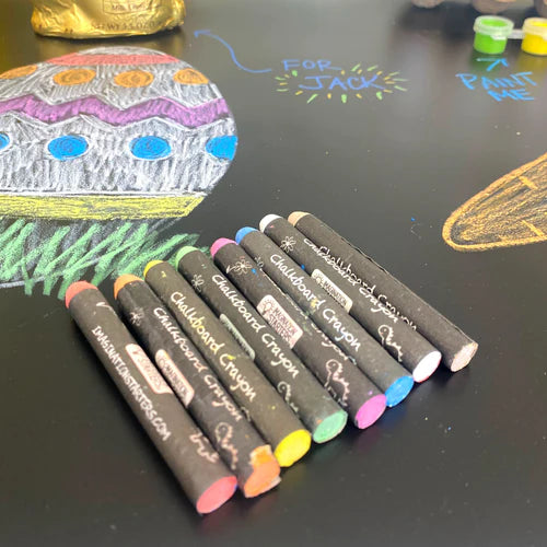 Minimat Chalkboard Crayon Coloring Kit