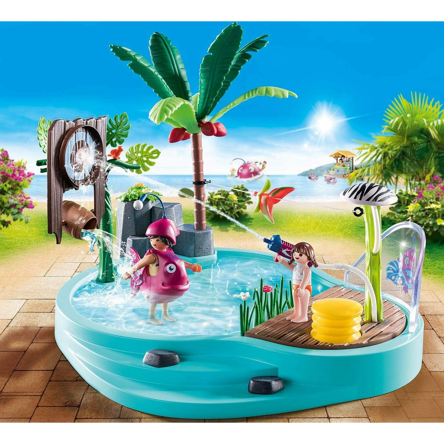 Playmobil Small Pool with Water Sprayer - Happy Lark