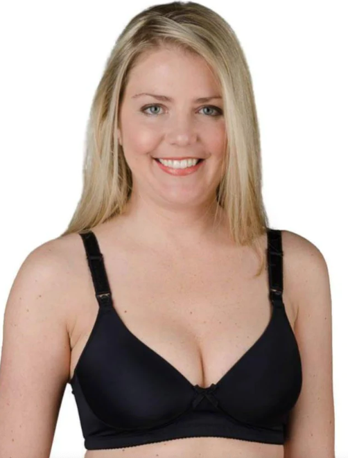 Solidarity - Hands Free Nursing & Pumping Bra Fixed Padding - Onyx