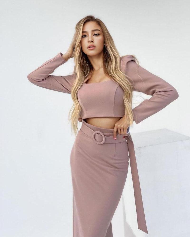 Casual And Elegant Two-Piece Set