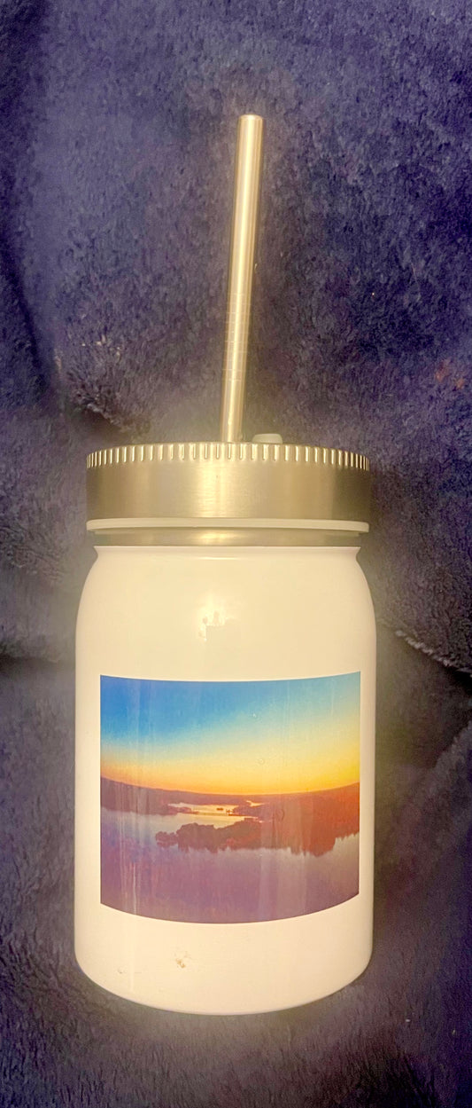 17oz Mason Jar Tumbler W/ Straw – The Stainless Depot