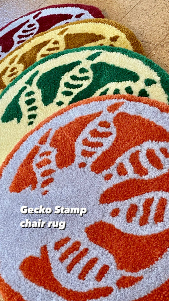 Gecko Stamp chair rug