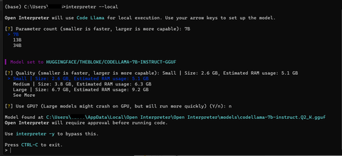 【Open Interpreterの使い方】生成AIのCode Llamaで自分のPCを操作してみた8