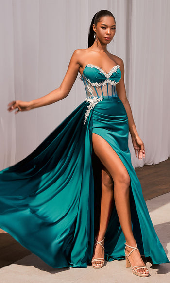 Strapless Prom Dresses - Marlas Fashions – Tagged corset–