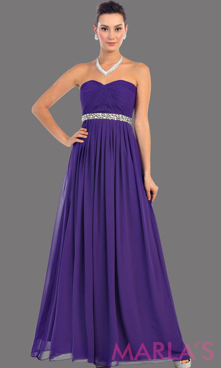 purple silver bridesmaid dresses