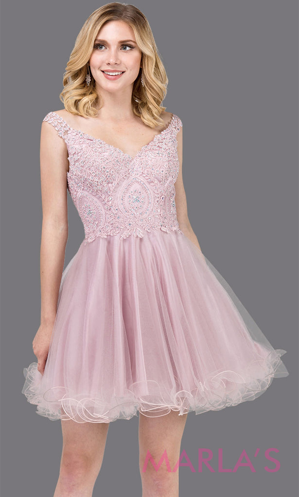 light pink semi formal dress