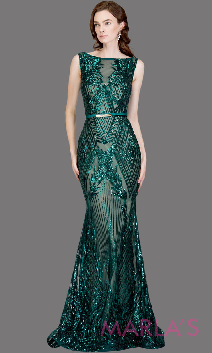6776.1L Long Emerald Green Fitted Beaded Mermaid Evening Gown W Low Back.This High Neck Evening Gown Is Perfect As Prom Dress Wedding Reception Or Engagement Dress Formal Wedding Guest Dress Dark Gre 063ca2f0 C791 4bd0 Bebf D77534f30769 740x ?v=1565813532
