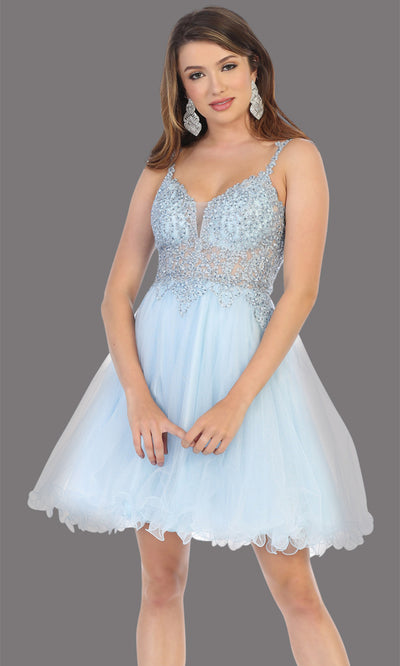 baby blue confirmation dresses