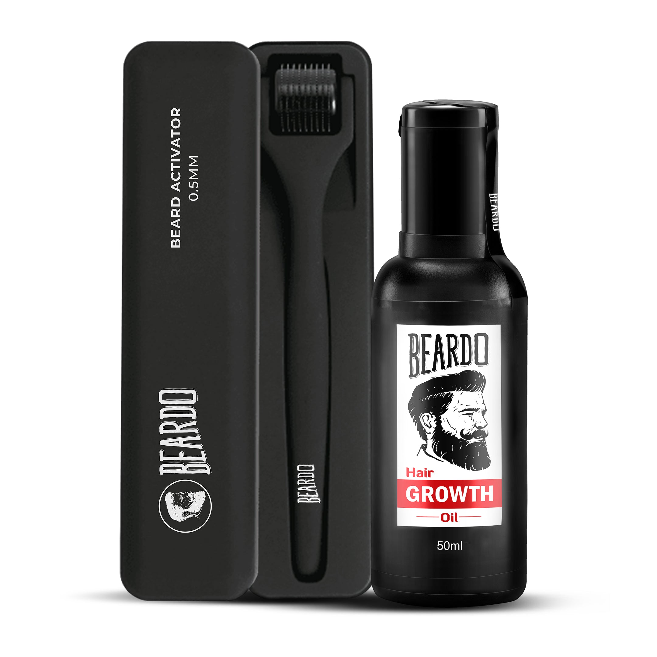 BEARDO Beard and Hair Growth Oil 50ml and Beardo Mustache Growth Roll on  combo  Amazonin Health  Personal Care