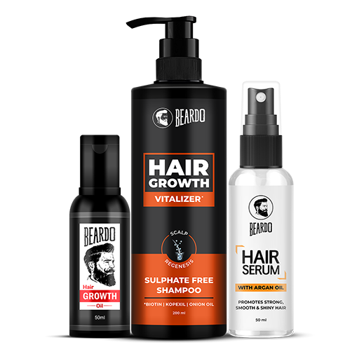 Beardo Hair fall control kit Shampoo Serum  Growth oil  Beardo India