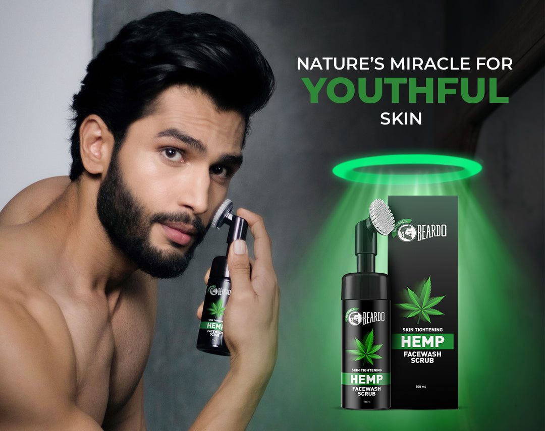 Beardo HEMP Facewash Scrub – Beardo India