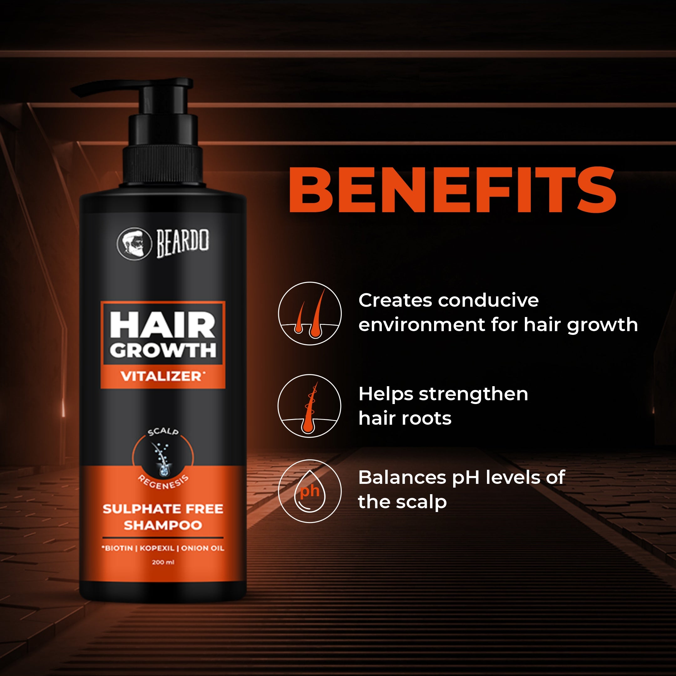 Beardo Hair fall control kit Shampoo Serum  Growth oil  Beardo India