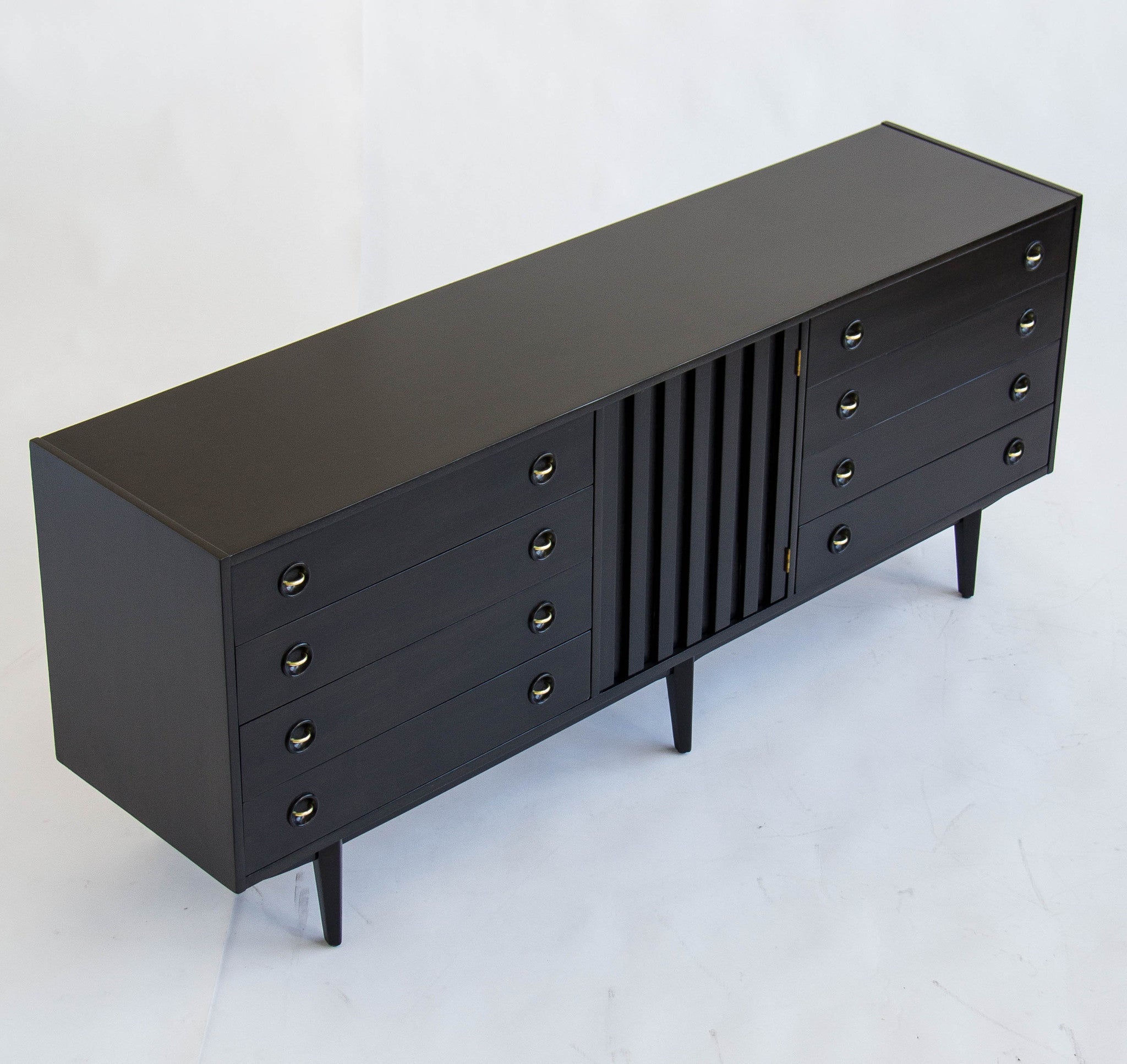 American of Martinsville Ebonized Credenza â€“ Den MÃƒÂ¸bler - American of Martinsville Ebonized Credenza