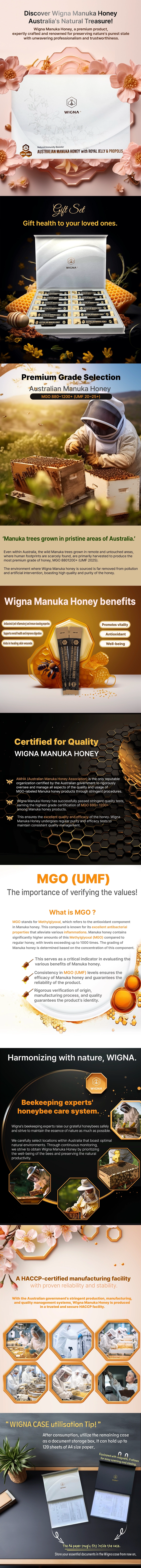 Manuka Honey MGO 880+ with Royal Jelly & Propolis, 15g x 12 sticks