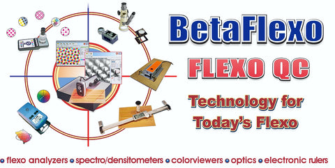 Flexo Analysis Instruments - BetaFlex Pro Flexo Halftone Analyzer &amp; More