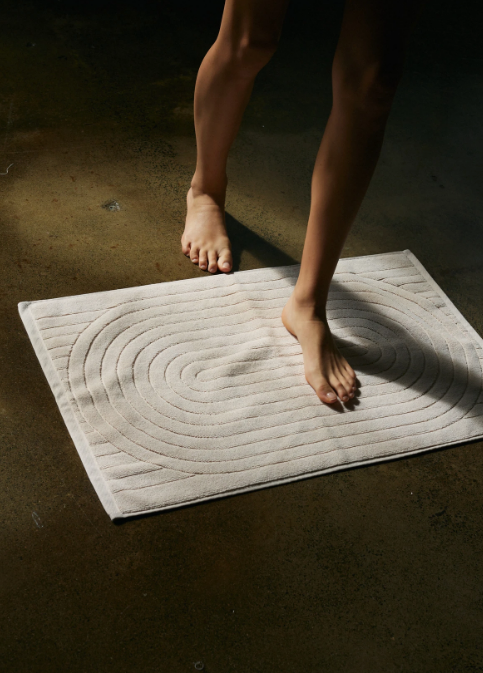 Baina Beppu Bath Mat - Tabac Noir