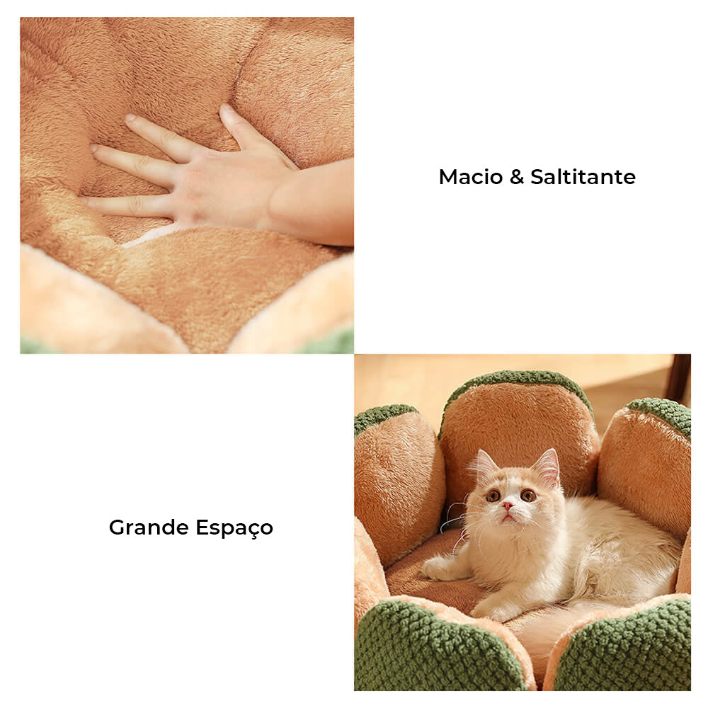 Cama confortável para animais de estimação em formato de cacto 5