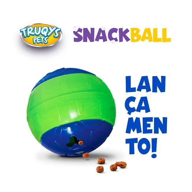 Brinquedo Truqys Snack Ball Azul para Cães 1