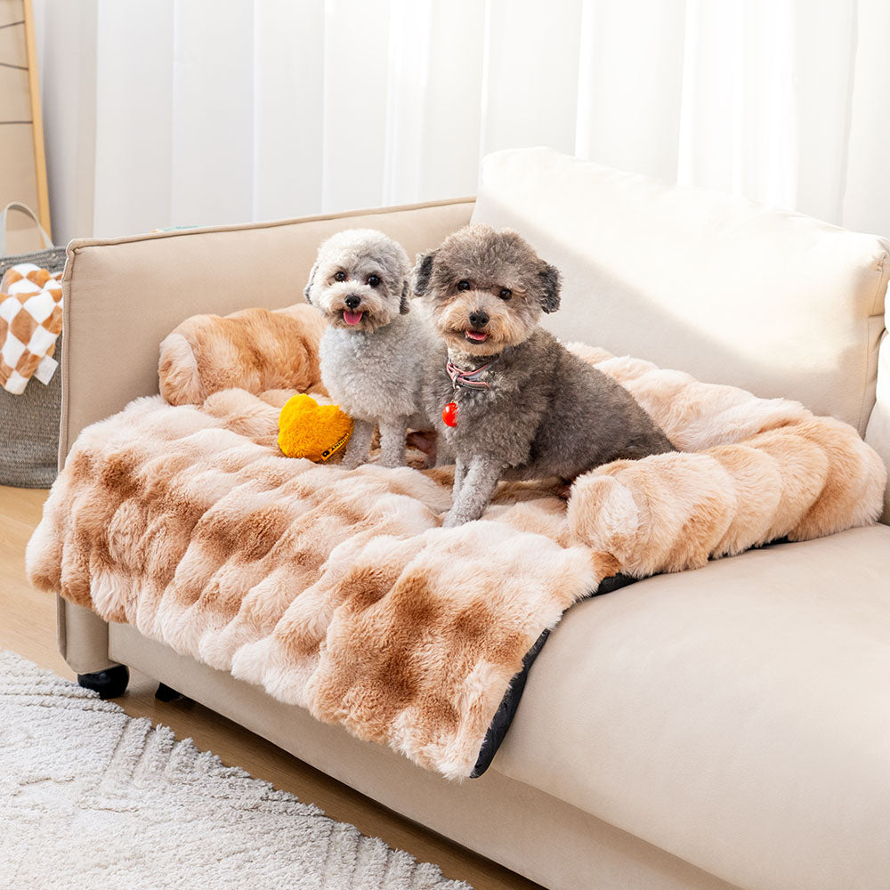 Manta Fofa Calmante e Protetora de Sofá e Cama para Cachorro Pets Fuzzy 9