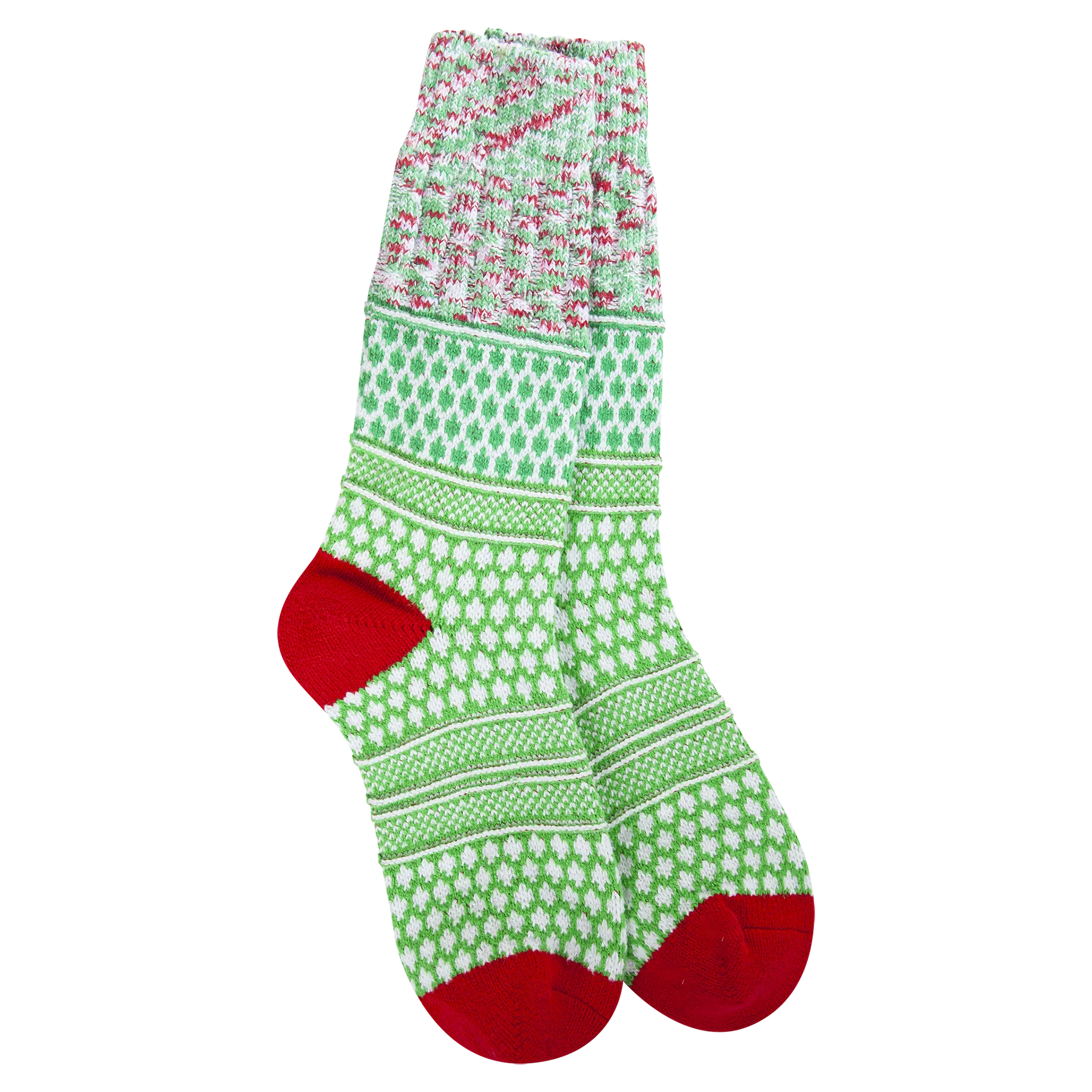 Socks - World's Softest Gallery Textured Crew OS Noel Multi