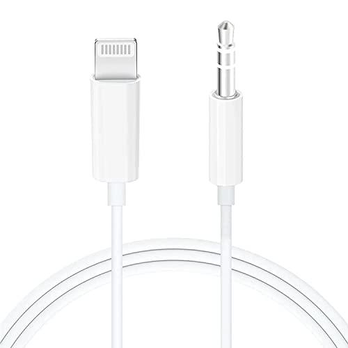 (Apple MFi Certified) iPhone AUX Cord for iPhone,Lightning to 1/8 Inch  Audio Cable,3.3ft, Headphone Jack Adapter Male Aux Stereo Audio Cable