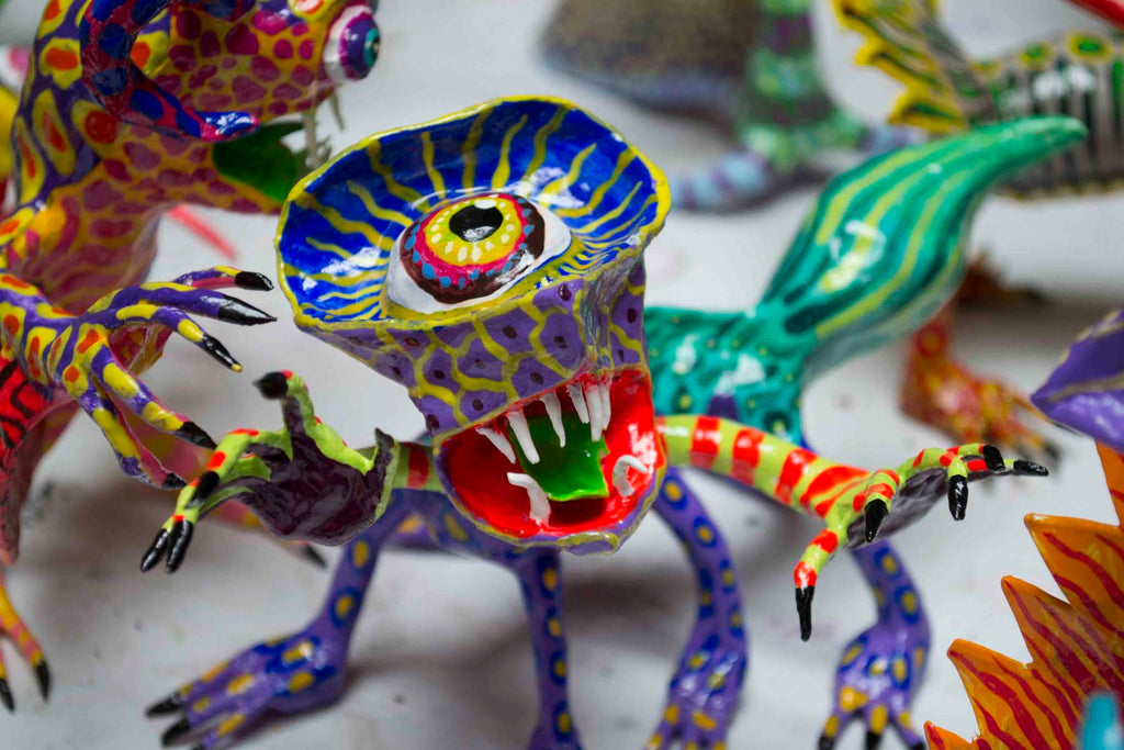 Alebrijes papel maché cartonería