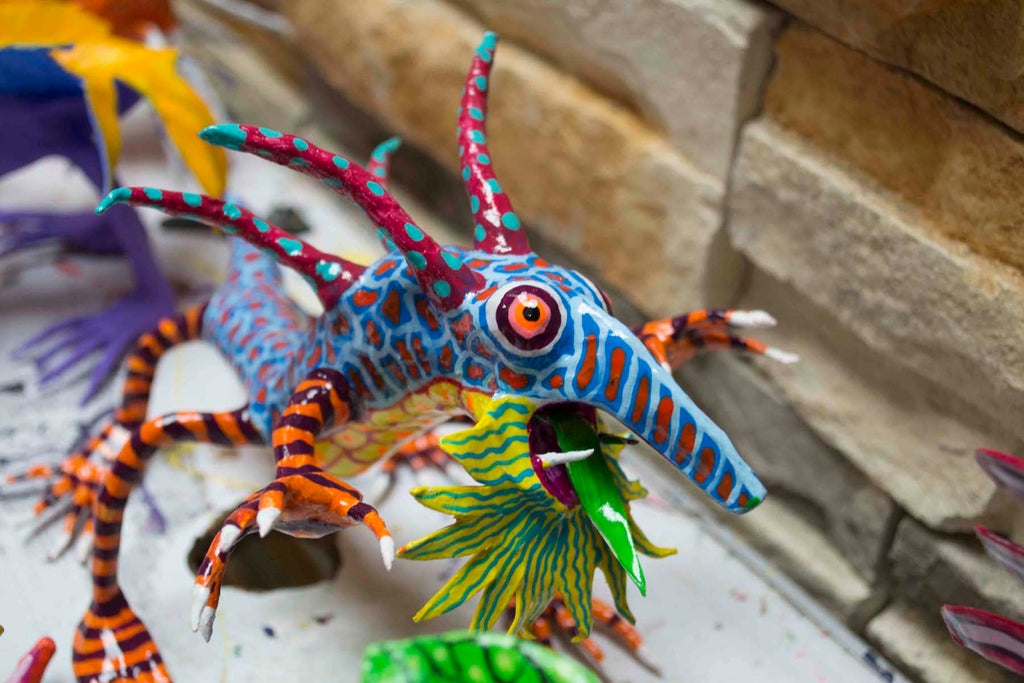 Alebrijes papel maché cartonería