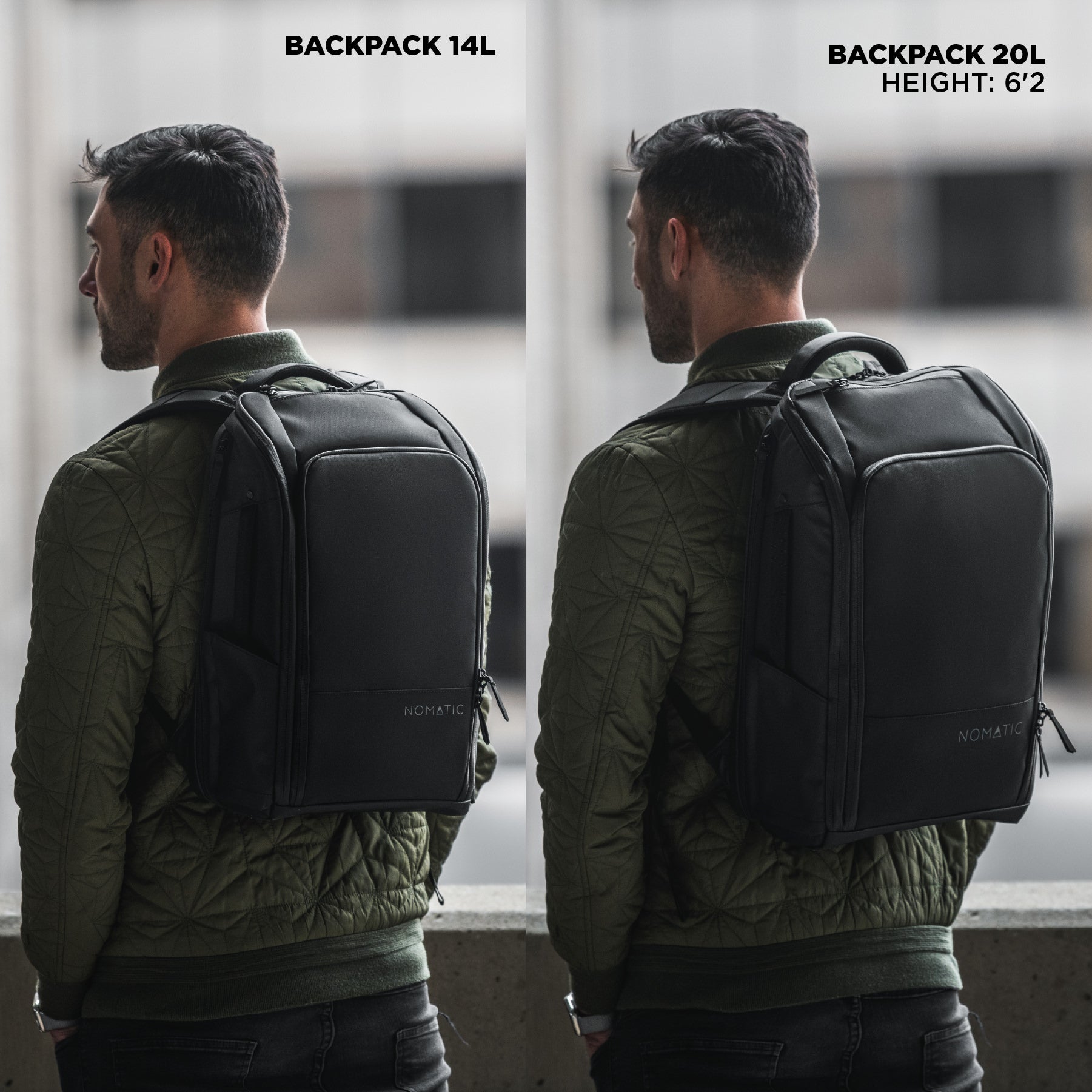 nomatic travel pack vs backpack
