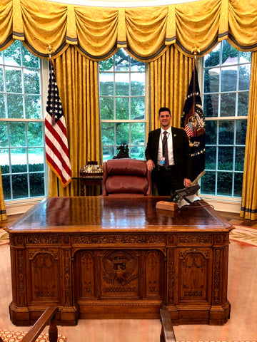 David Miller in the oval office