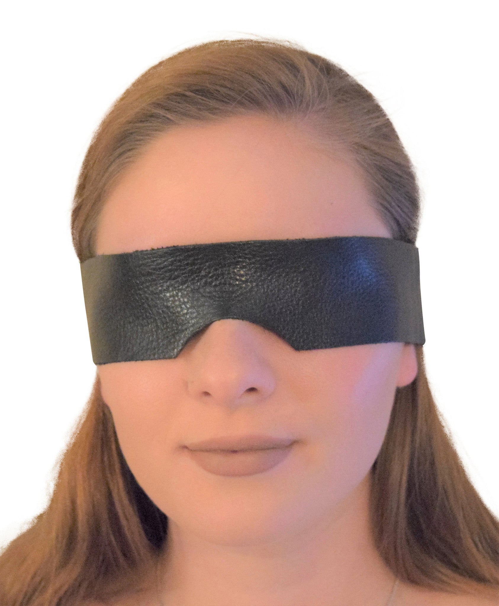 Genuine Calfskin Leather Eye Mask / Blindfold Sade Fantasy