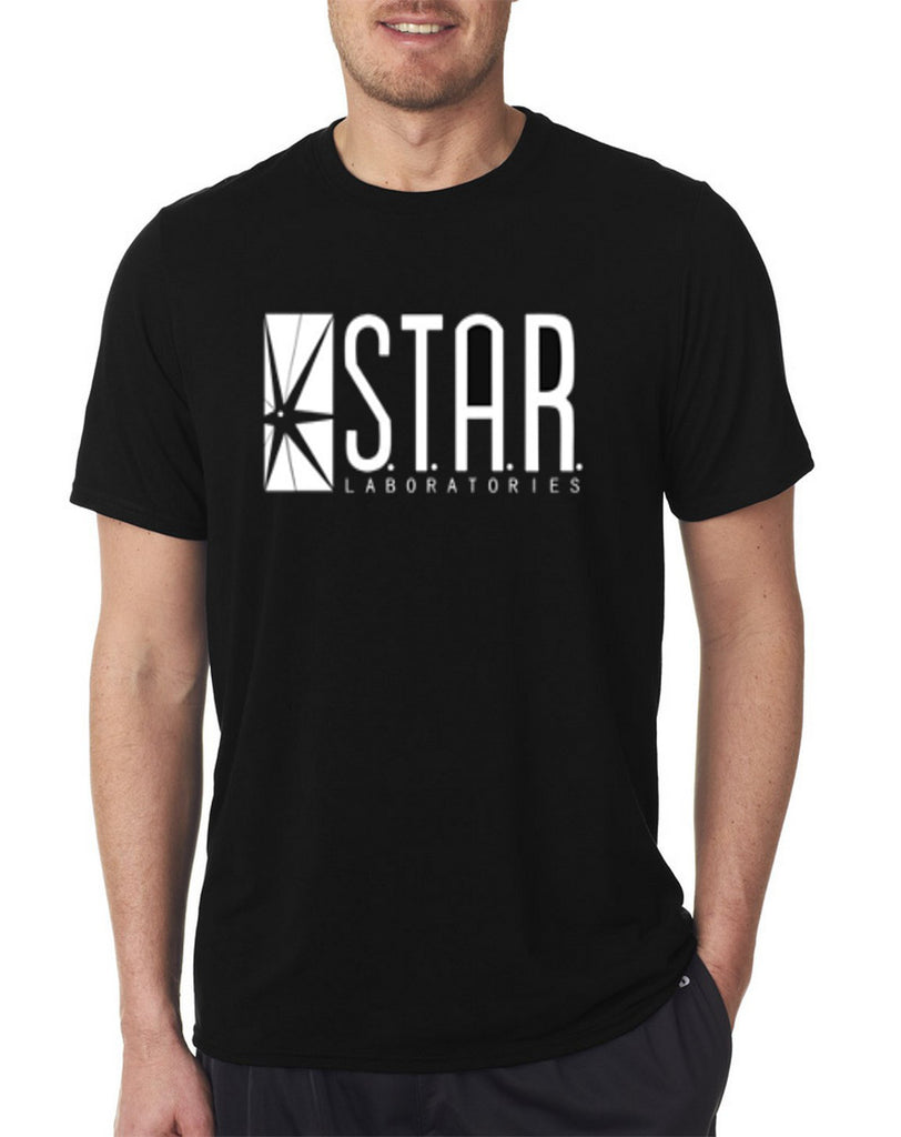 The Flash DC Barry Allen Laboratories Star Labs Black T Shirt – 210 ...