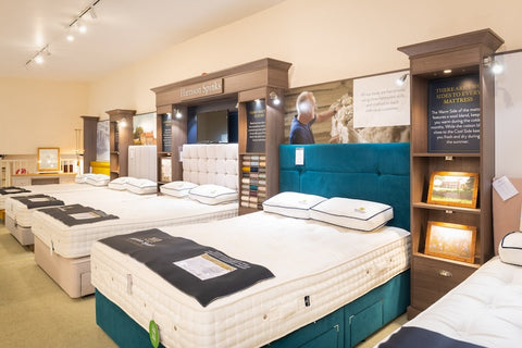 Harrison Spinks divan beds at Potburys of Sidmouth